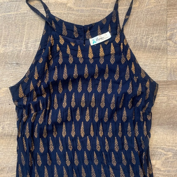 Lapogee Sleeveless thin strip Dress Sz L - Picture 2 of 9